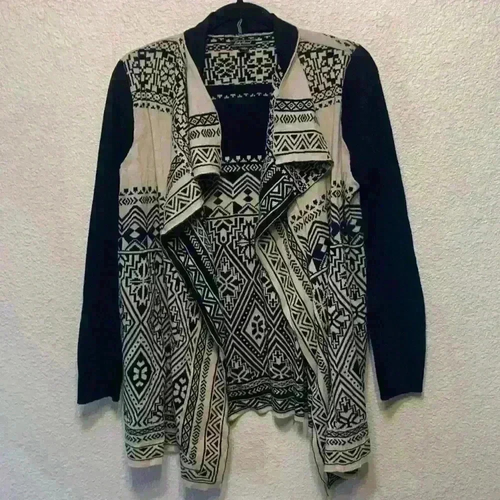 Aztec western open cardigan sz 1X fall cowgirlcore rodeo winter cozy comfy
